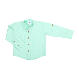 Camisa Lino Menta