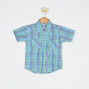 Camisa Azul y Verde