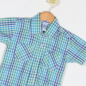 Camisa Azul y Verde